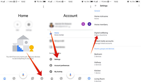 How to set up Digital Wellbeing in Google Home devices