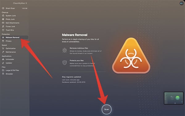 How to use Malware Removal in CleanMyMac X