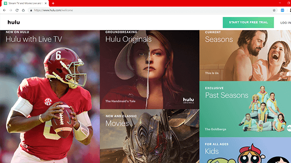 Hulu Official Website