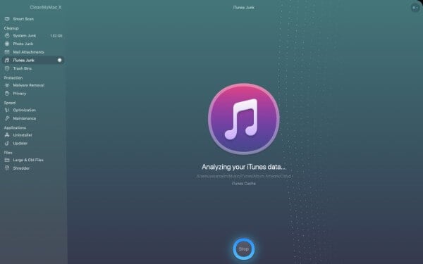 iTunes Junk Cleaner in CleanMyMac X