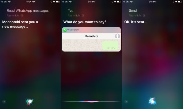 iphone siri read messages