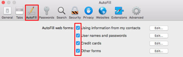 AutoFill in Safari on Mac  How to setup and enable it for passwords - 87