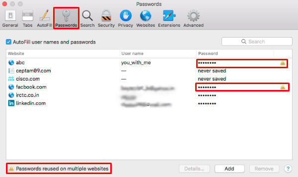 AutoFill in Safari on Mac  How to setup and enable it for passwords - 69