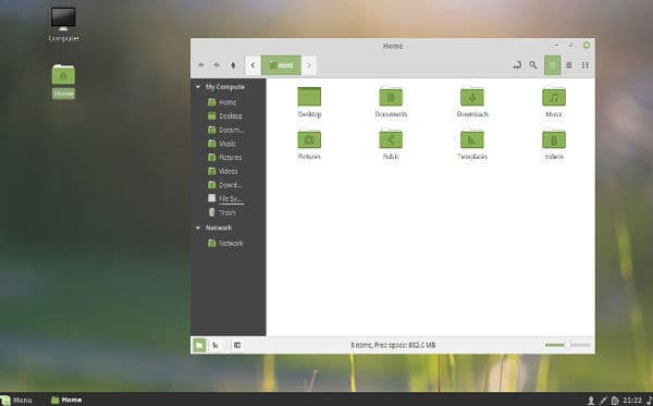 Cinnamon Linux Desktop Environment