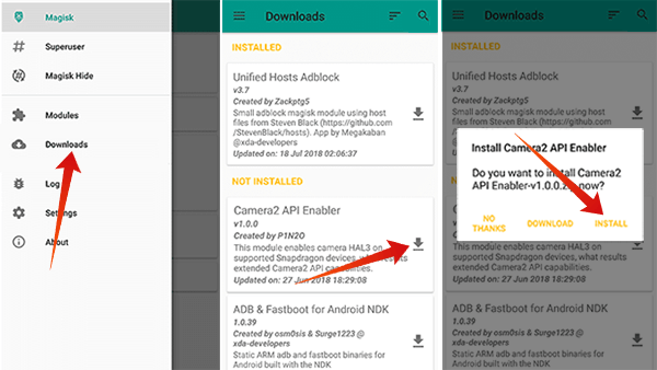 How to Enable Camera2 API using Magisk Module