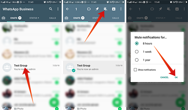Steps to Mute a WhatsApp Group Notifications on Android