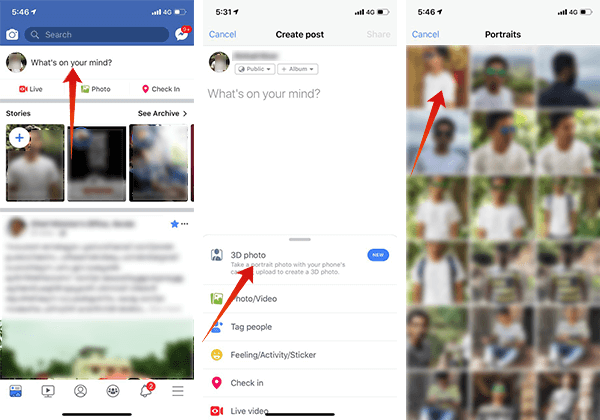 How to Create 3D Photos On Facebook Using iPhone - 75