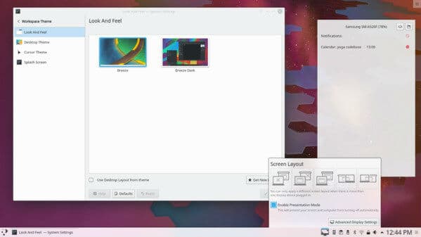 KDE Plasma Linux Desktop Environment
