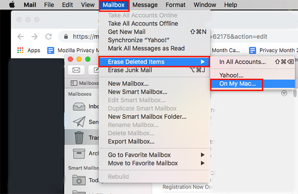 How to Free up Storage Space of Mac Mail App  - 5