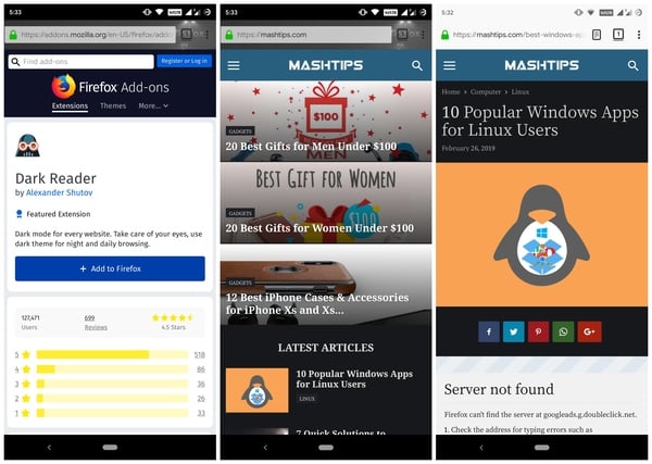 These are the best Firefox Add ons for Android - 1