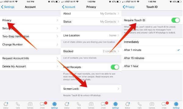 Use Touch ID or Face ID to Lock WhatsApp on iPhone - 35