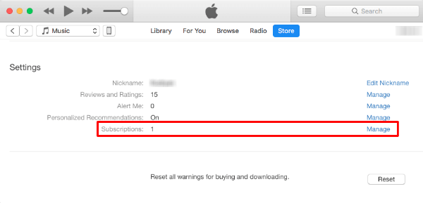 iTunes App Subscriptions