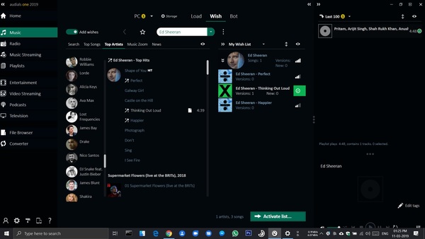 Add songs to wishlist - Audials One 2019