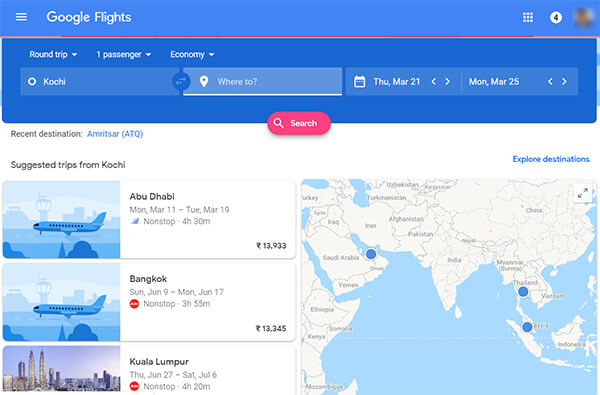 Google Flights Official Website