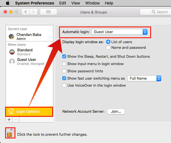 How to skip login screen on Mac  Or How to Automatic Login on Mac  - 21