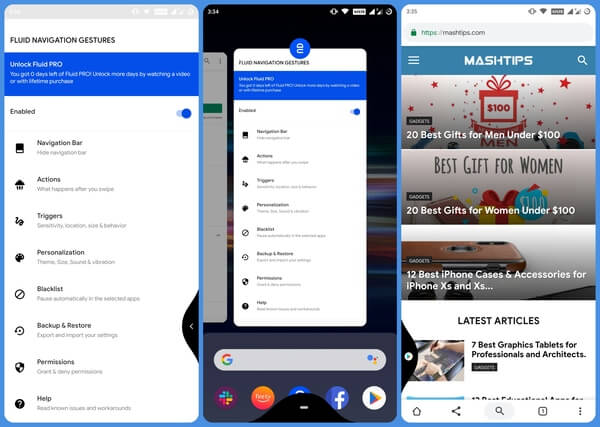How to Get Full Screen Navigation Gestures on Any Android Device - 35