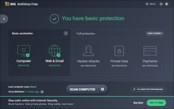 AVG Anti Virus - Malware Removal Tool