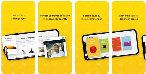 Rosetta Stone language learning app