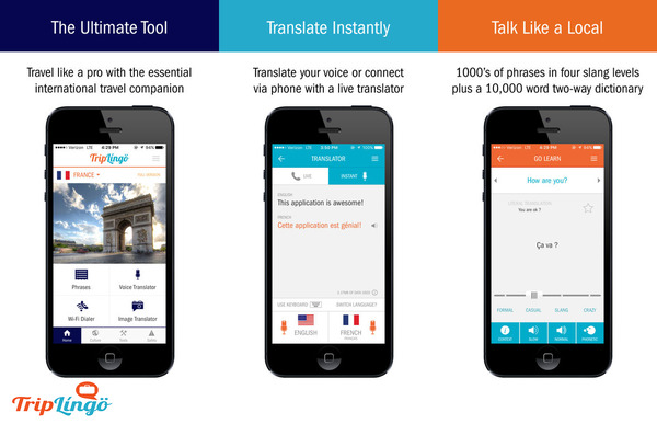 TripLingo language learning app