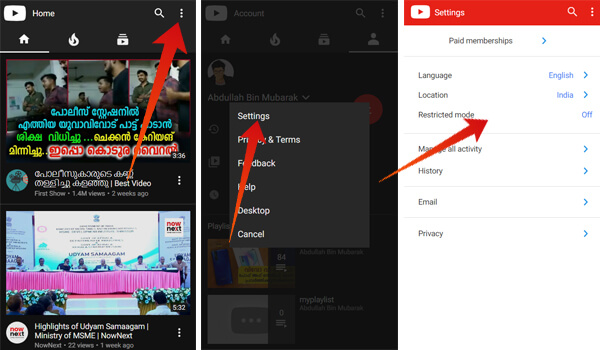 Youtube Parental Control Setup Safe Search On Youtube Videos Mashtips