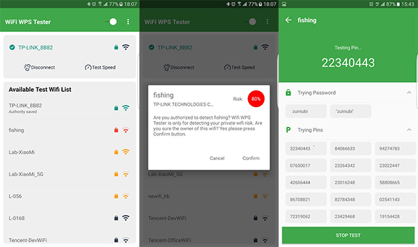 7 Best WiFi WPS WPA Tester Apps for Android - 56