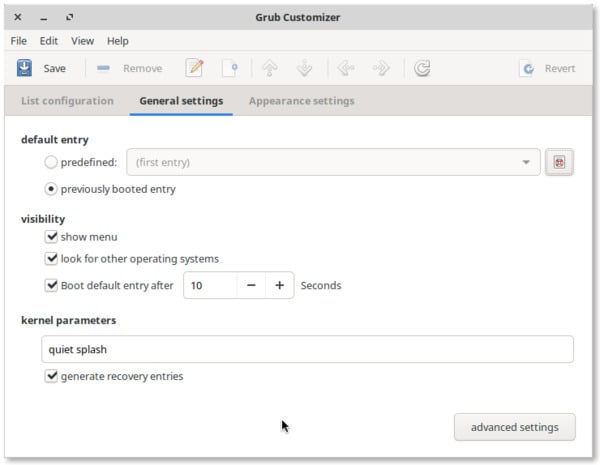 How to Edit GRUB with GRUB Customizer - 71