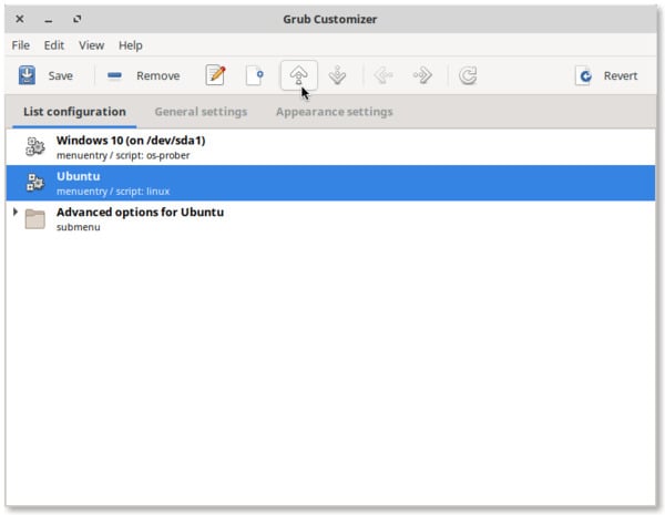 How to Edit GRUB with GRUB Customizer - 15