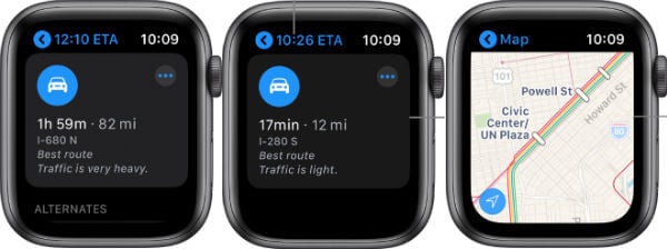 Apple Map in Apple Watch
