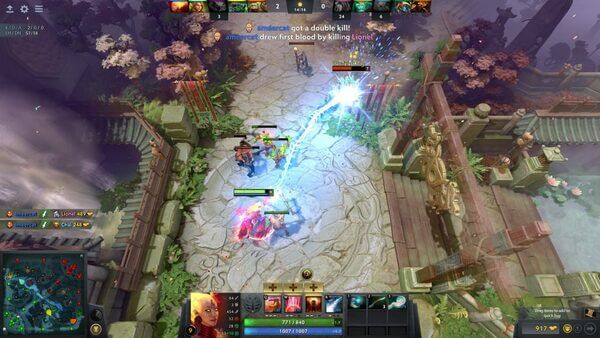 DOTA 2 Best MOBA Linux game