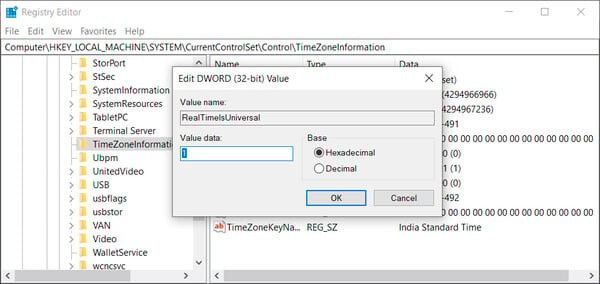 Fix Time Difference Between Windows Clock and Linux Clock