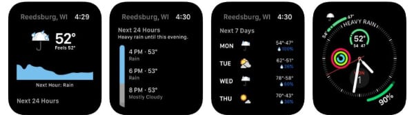 Dark Sky Weather App for Apple Watch