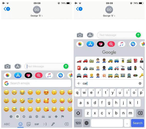 gboard iphone emojis