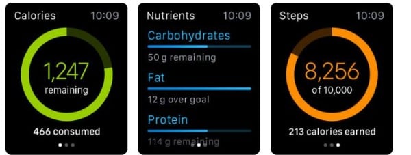 best food tracking app for apple watch