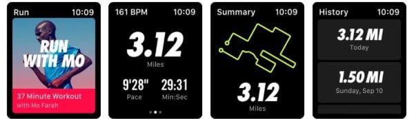 Nike Run Club fitness app for Apple Watch