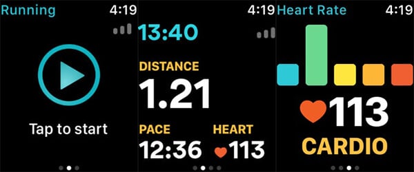 nike run heart rate