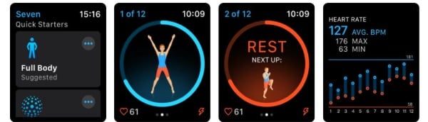 Seven - 7 Minute Workout app for Apple Watch