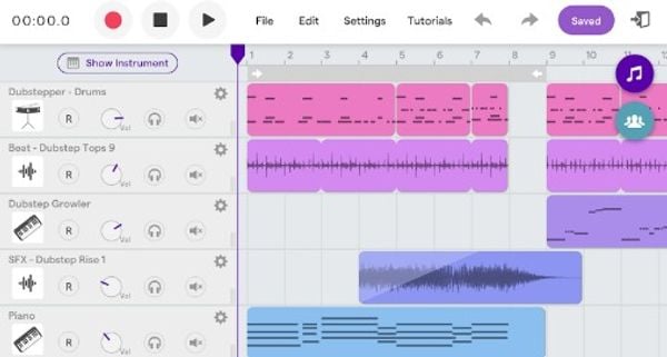 SoundTrap App Android - GarageBand Alternative