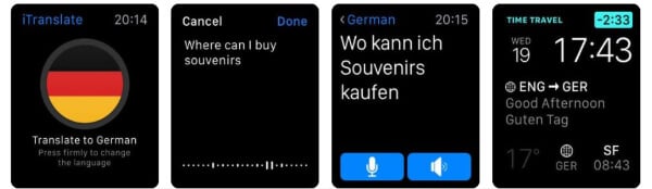 iTranslate Translator travel app for Apple Watch