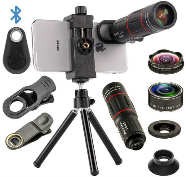 Mocalaca 4 in 1 Phone Camera Lenses Kit