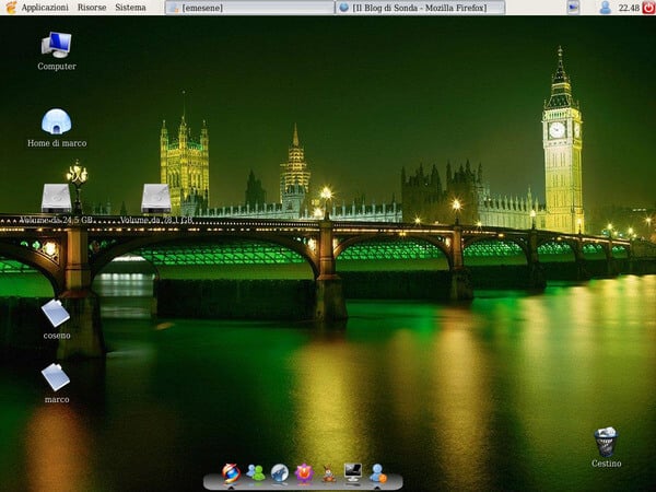 MacOS like Linux dock: Simdock