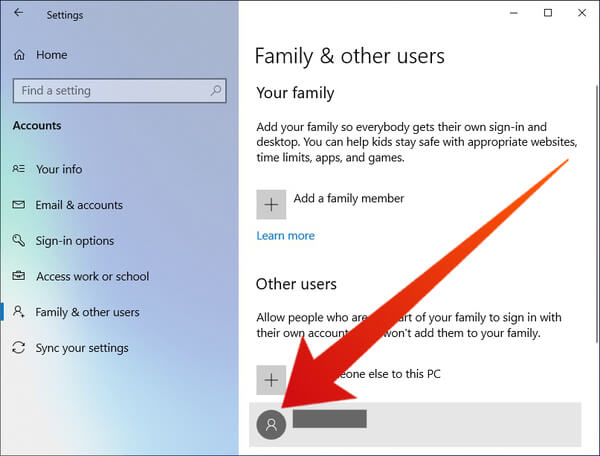 Windows 10 user account created with Phone number