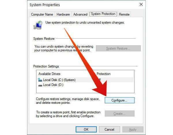 Windows 10 System Properties