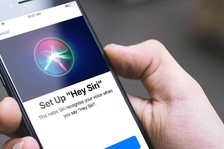 set up siri voice recognition