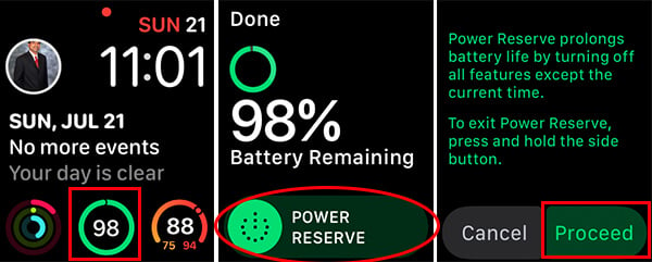 How to Use Apple Watch Power Reserve Mode  - 11