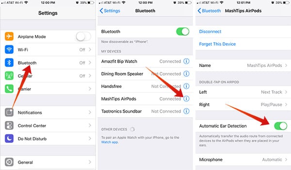 How to Turn off Automatic Ear Detection on AirPods  - 36