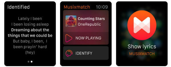 Musixmatch Lyrics Finder Apple Watch App