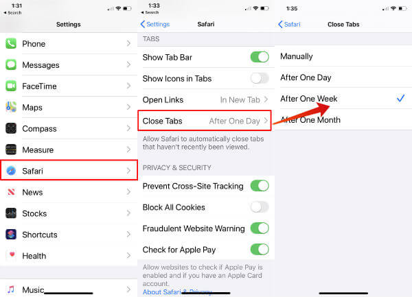 How to Set iPhone to Automatically Close Safari Tabs - MashTips