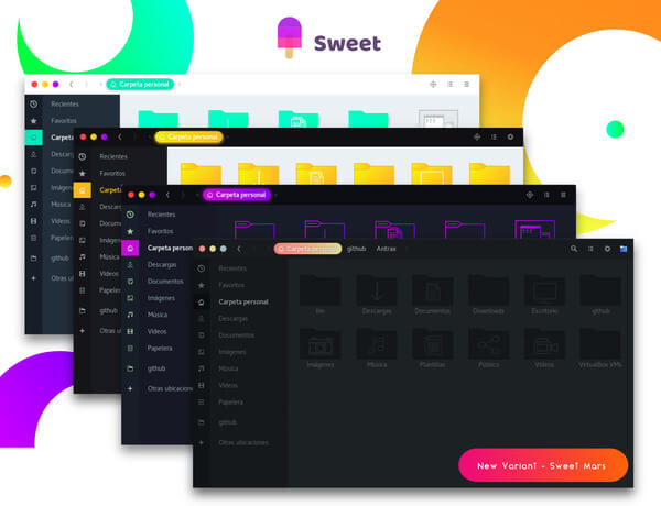 Sweet Linux Theme