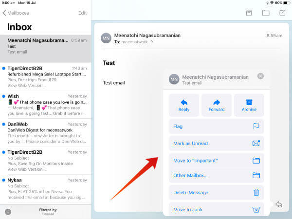 Here is the List of New Features in Mail for iPad OS - 64