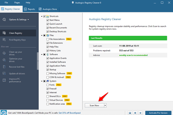 how to remove realplayer from windows 10 in registry